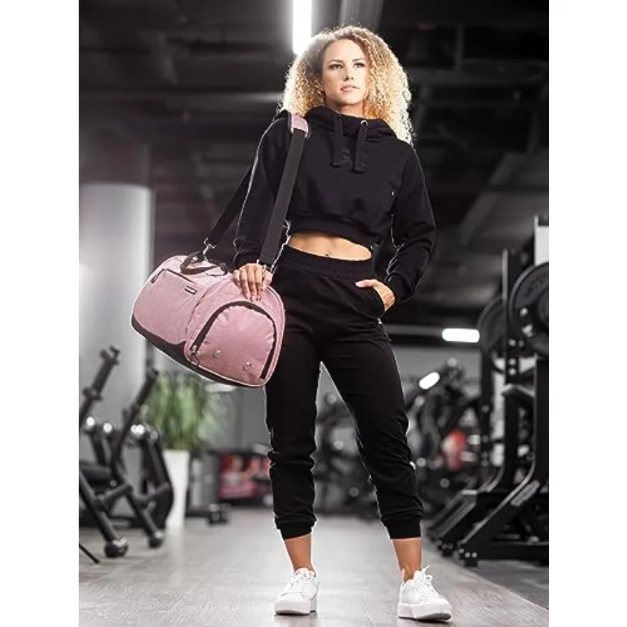® Gym Bag for Men and Women with Shoe and Wet Compartment - Duffle Bag for Travel, Sports, Fitness and Workout view 5