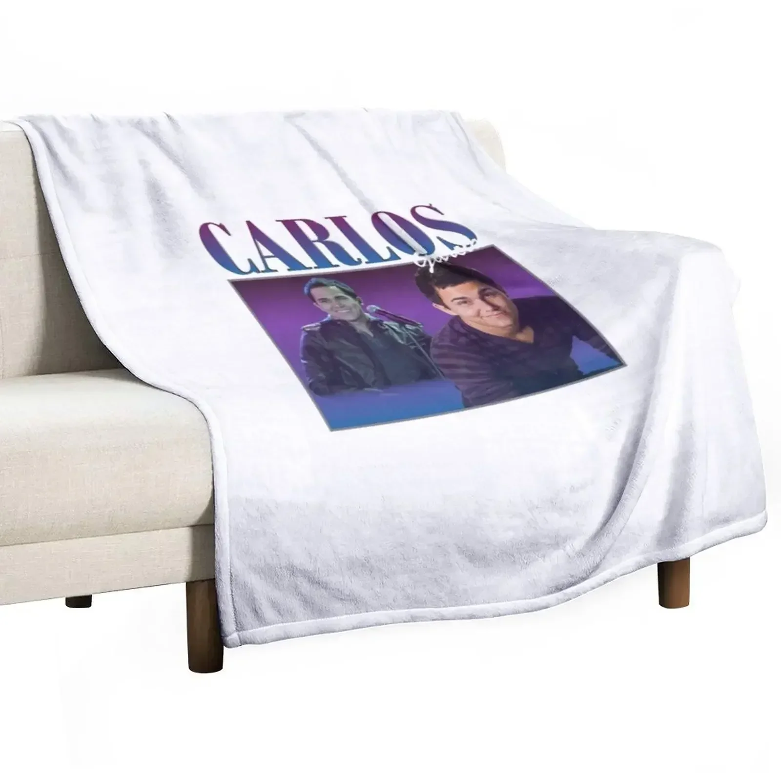 

Retro Carlos Big Time Rush Perfect Gift Fan Throw Blanket Blankets Sofas Of Decoration Camping Bed manga Blankets