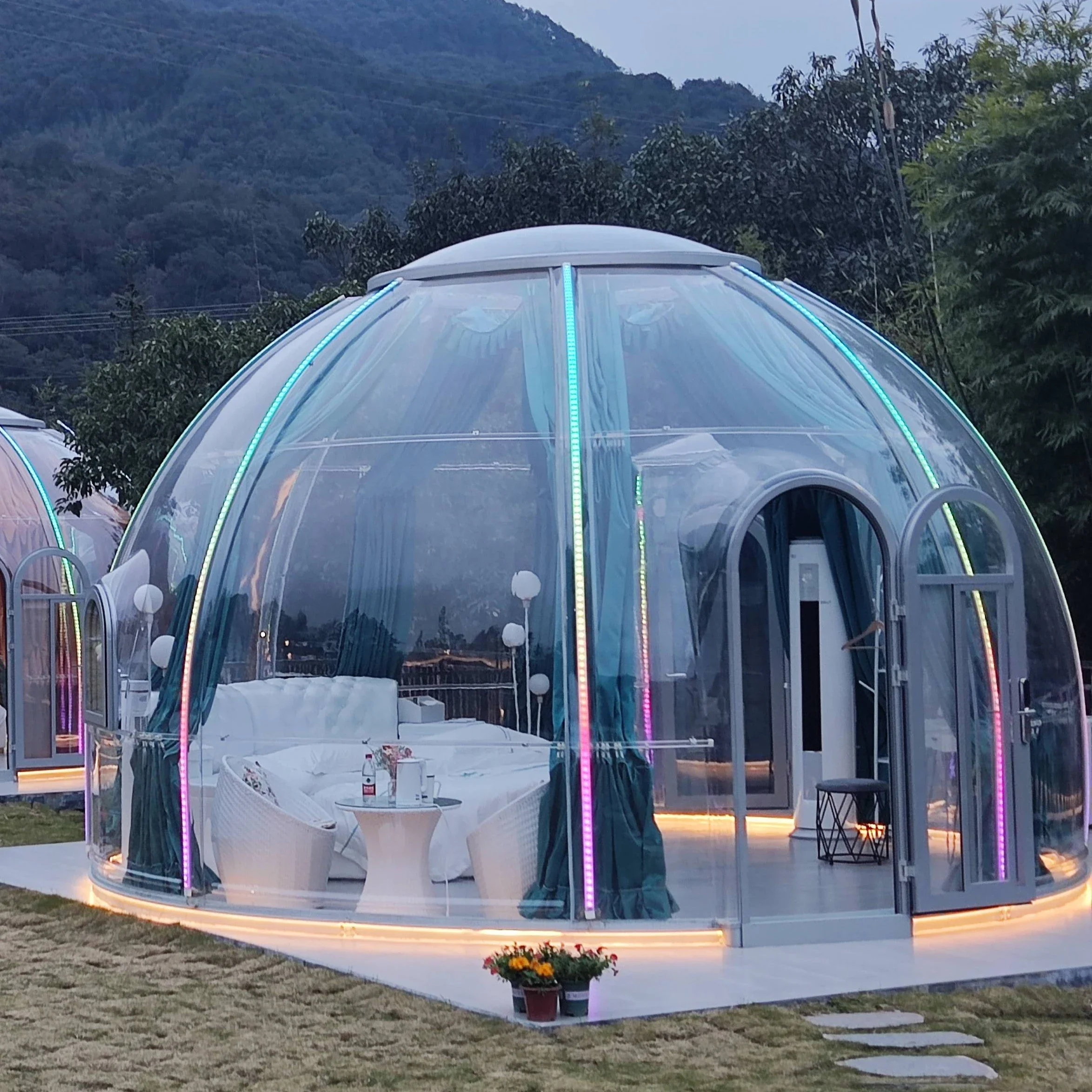 

Newest Modern Luxury Dome Tent For Long-Term Living For Outdoor Camping Holiday Wedding Restaurant Villa Garden Durable