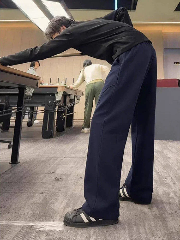 

Guidi Fpa Men's Fitn Sports Pants k Blue Bell Bot American Sle Casual Trousers Spring Season Straight Leg Pants