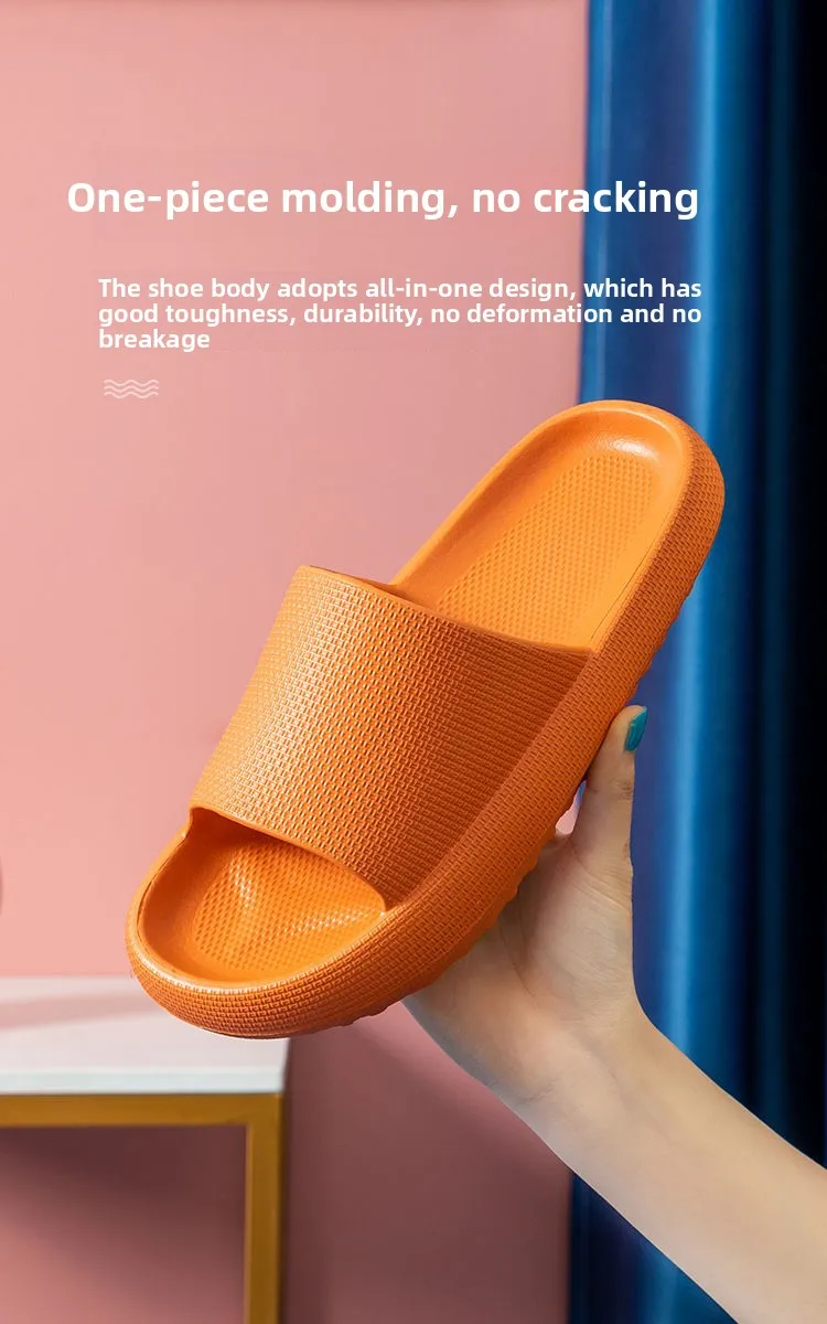 Neue ultraweiche Indoor-Outdoor-Hausschuhe für Damen und Herren, dicksohlige Paar-Flip-Flops für den Innen- und Außenbereich. – Detail 8