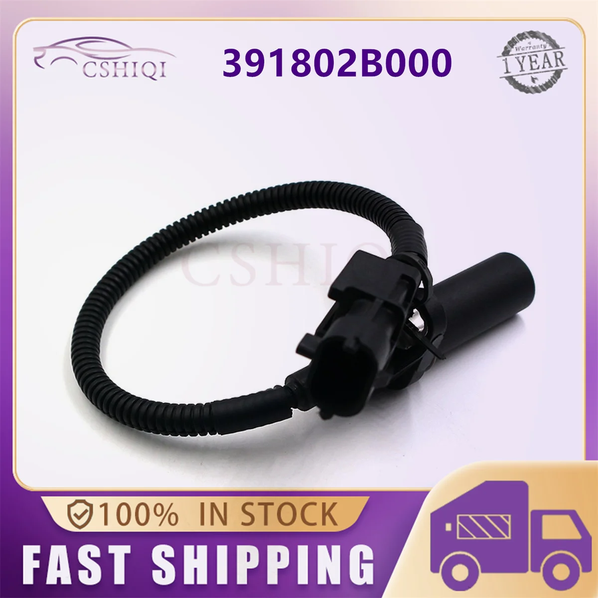 

391802B000 39180-2B000 391802B100 Crankshaft Position Sensor For Hyundaii Accent Elantra Kia Rio Automotive Spare Parts