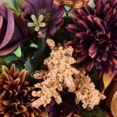 1 قطعة الورود الاصطناعية الزهور باقة الزفاف حديقة وهمية الحرير الفاوانيا الكوبية زهرية ديكور المنزل التصوير الدعائم