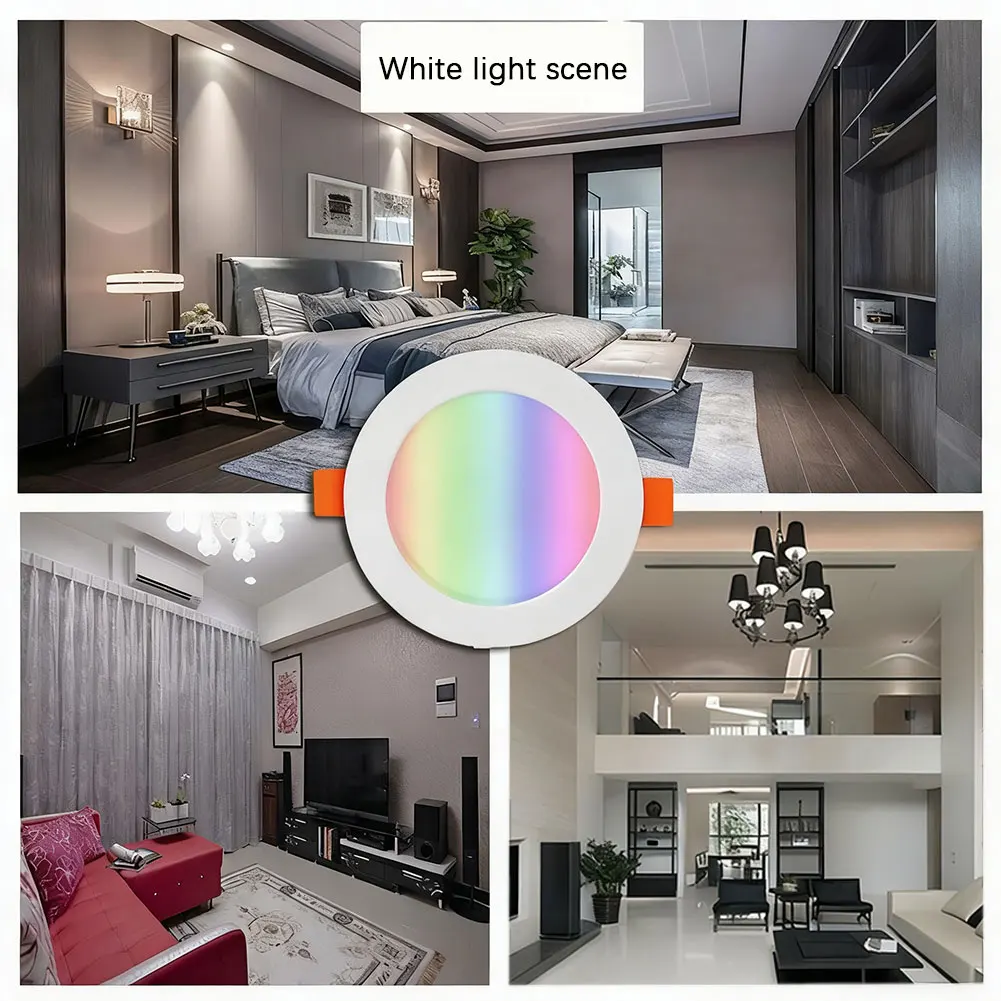 WiFi Retrofit LED Downlight Seamless Dimmability Professional Office Tasks Lighting