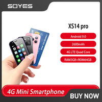 SOYES XS14 Pro 4G Mini Smartphone Android 9.0 3GB+64GB 2600mAh Face Recoginition 3.0 Inch Small Cell Phone WhatsApp Google Phone