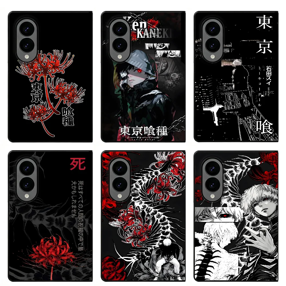 Luxury Cover Phone Case for Samsung Galaxy ZFold Wide Z Fold8 ZFold8 Z Fold 8 Wide T-Tokyo Ghoul Anime