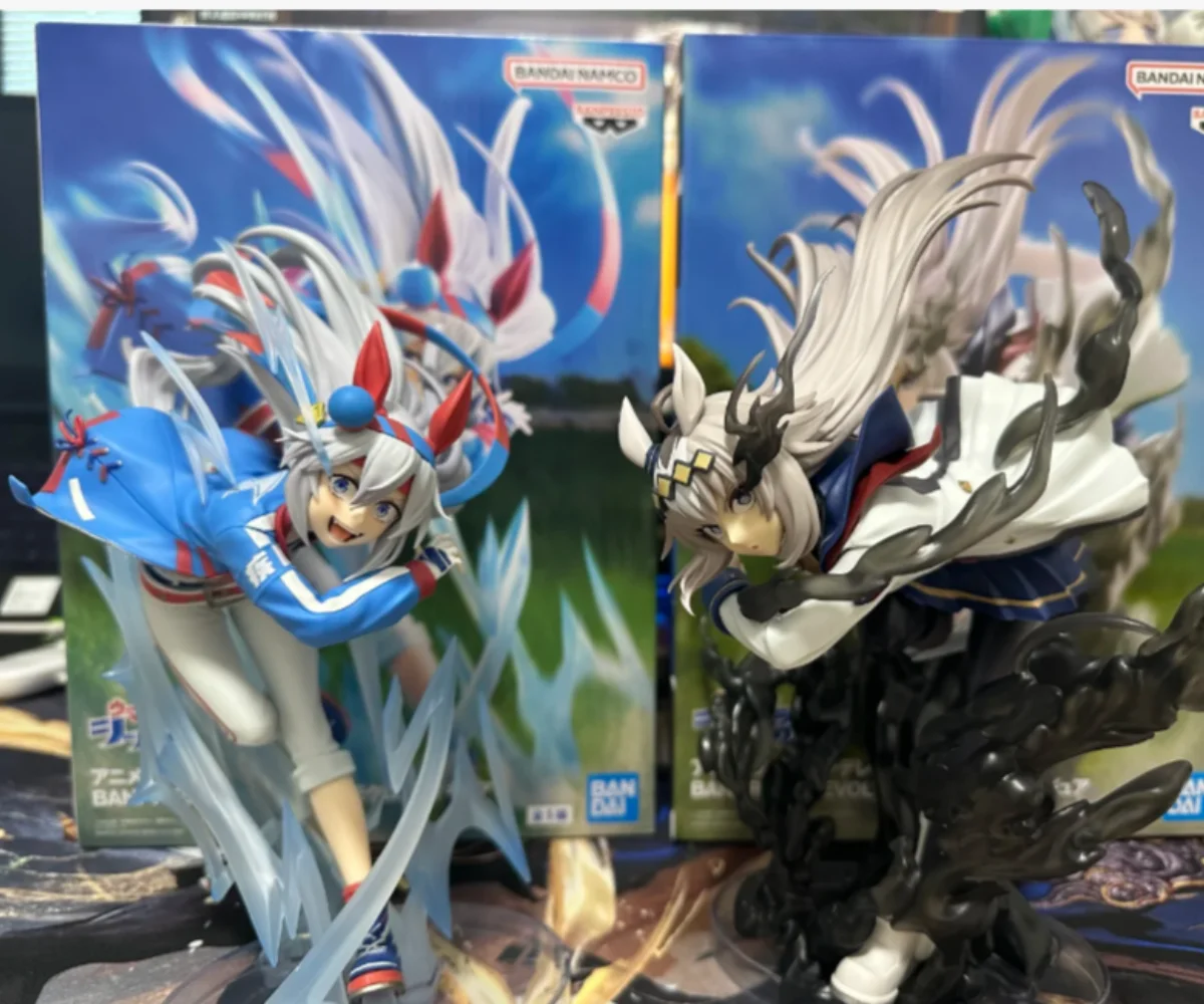 

В наличии: Коллекционная модель Bandai Banpresto Evolve Pretty Derby Tamamo Cross Oguri Cap, аниме-фигурка, украшение для рабочего стола, подарок на день рождения