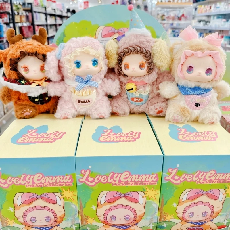 

Genuine Lovely Emma Pockets Zoo Series Plush Doll Blind Box Mystery Box Toy Cute Action Anime Figure Kawaii Model Decorate Gift