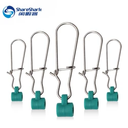 10PCS Fishing Accessories Line Plumb Slide Double Lock Snap Fastener Stainless Steel Heavy Plumb Weight Connector Fastener