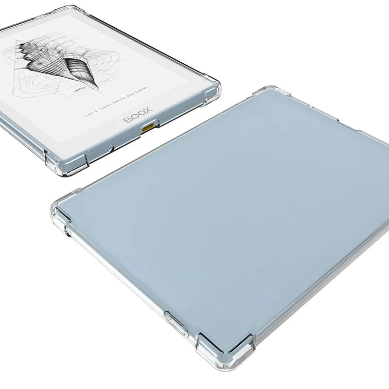 E-book Soft TPU Four Corners Anti-drop Fully Transparent Cover For Boox Go 6 / Poke 5 5S 6 6S/ Poke2 3 4 4S 4Lite 6inch
