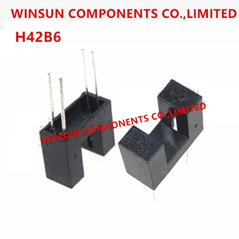 New slot type optocoupler H42B6 photoelectric sensor paired photoelectric switch photoelectric interrupter slot width 6MM