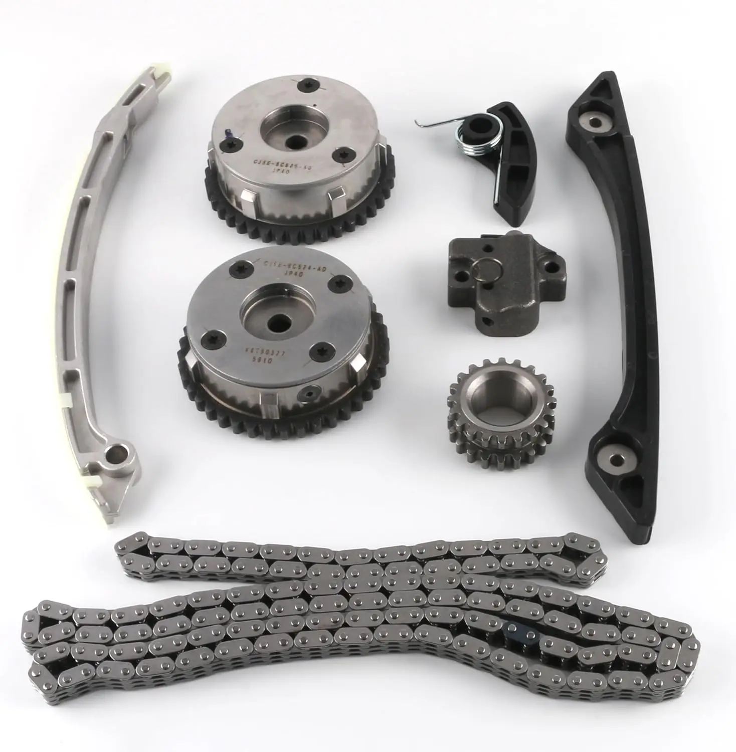CJ5E6C525AD CJ5E6C524AD Timing Chain Kit VVT & Oil Pump Chain For Land Rover Range Rover Evoque Discovery Sport 2011-2018 2.0L
