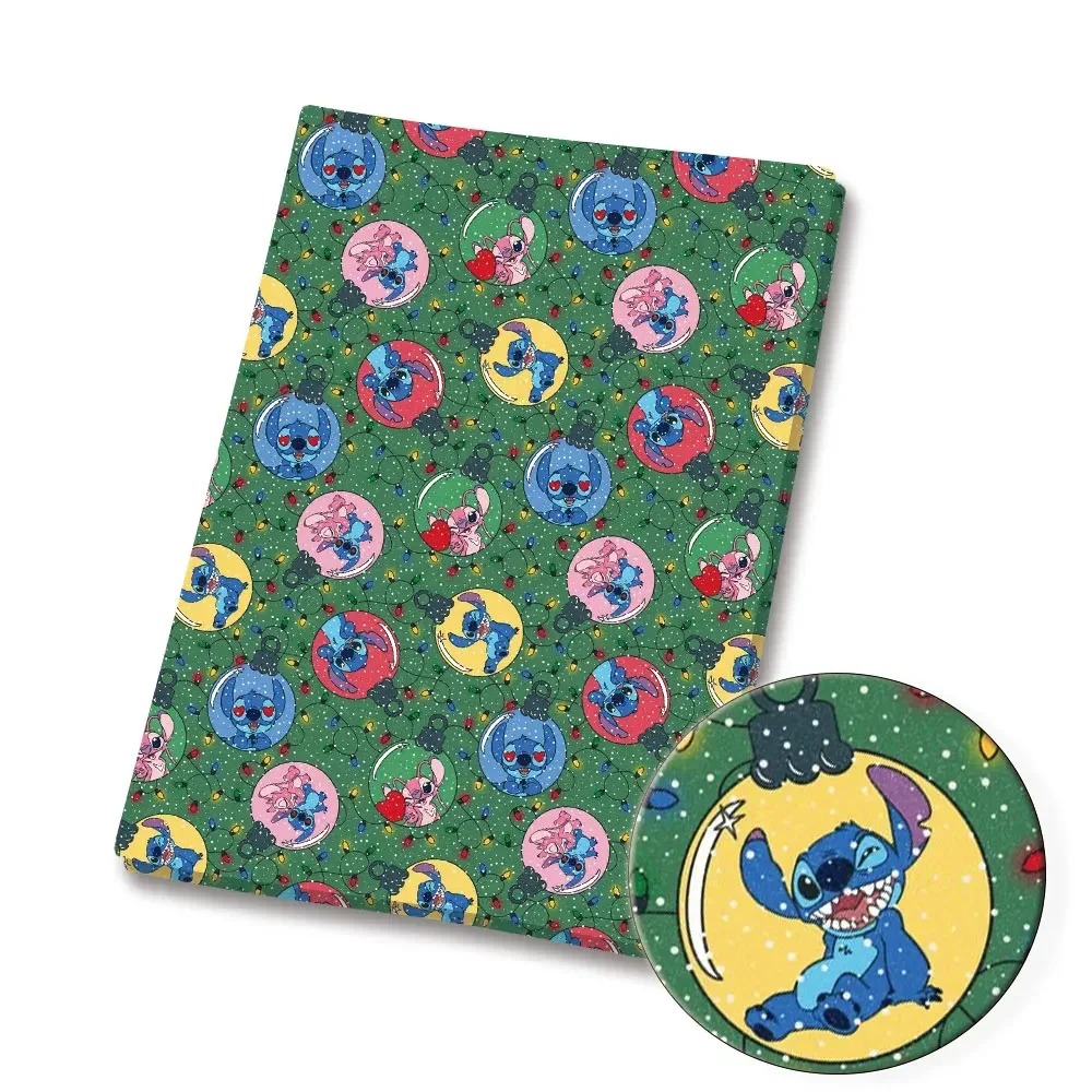 عيد الميلاد ديزني الكرتون نسيج القطن ، خليط الأنسجة ، المنسوجات المنزلية ، الخياطة دمية اللباس ، الستار ، البوليستر ، 140x50cm