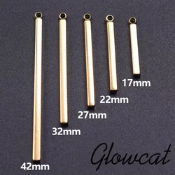 7pcs/Lot Brief Fashion Strip 2024 New Stainless Steel Pendant Wind Bell Tassels Pendants Hand Diy Bracelet Earring Accessories
