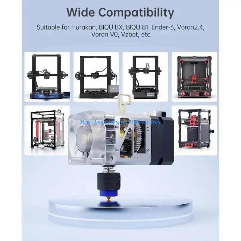 U2JE อันทรงพลัง V2S Lite Revos Extruder High DualGear Direct Drive Extruder สำหรับเครื่องพิมพ์ Ender3 Voron