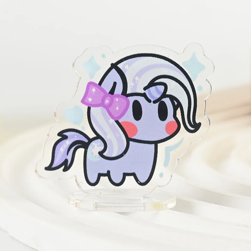 Cute MY LITTLE PONY Mini Plaque for Desk Decoration kawaii  Mini Stand