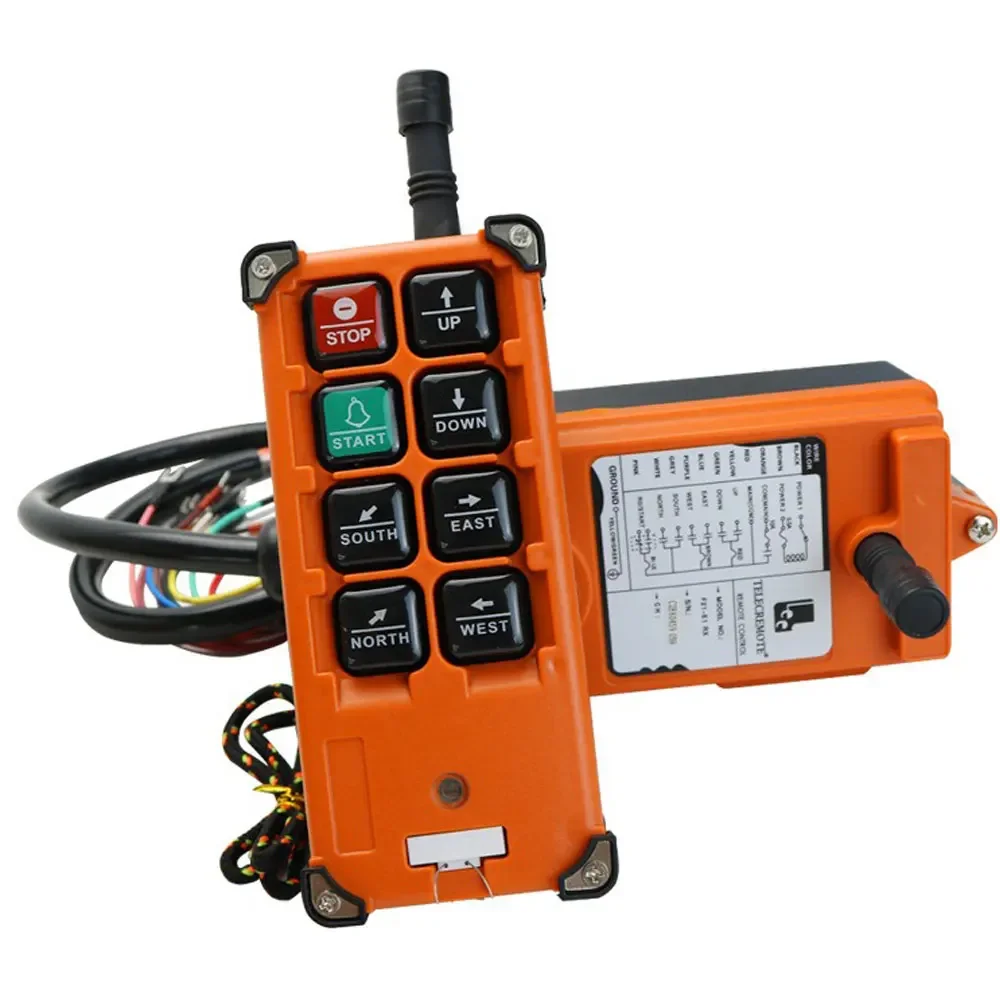 Industrial Crane Remote Control AC DC12V 24V 36V 220V 380V F21-E1B Wireless Hoist Lift Radio Switches 2 Transmitter&1 Receiver