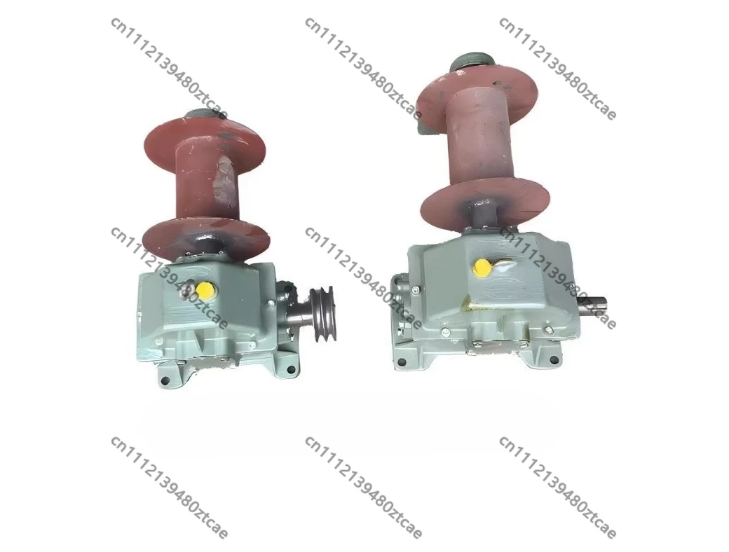 New Aluminum Shell Gearbox Reducer for Small Lifting Crane, Copper Gear, for Feeding Machine, 300-400KG Loading Capacity