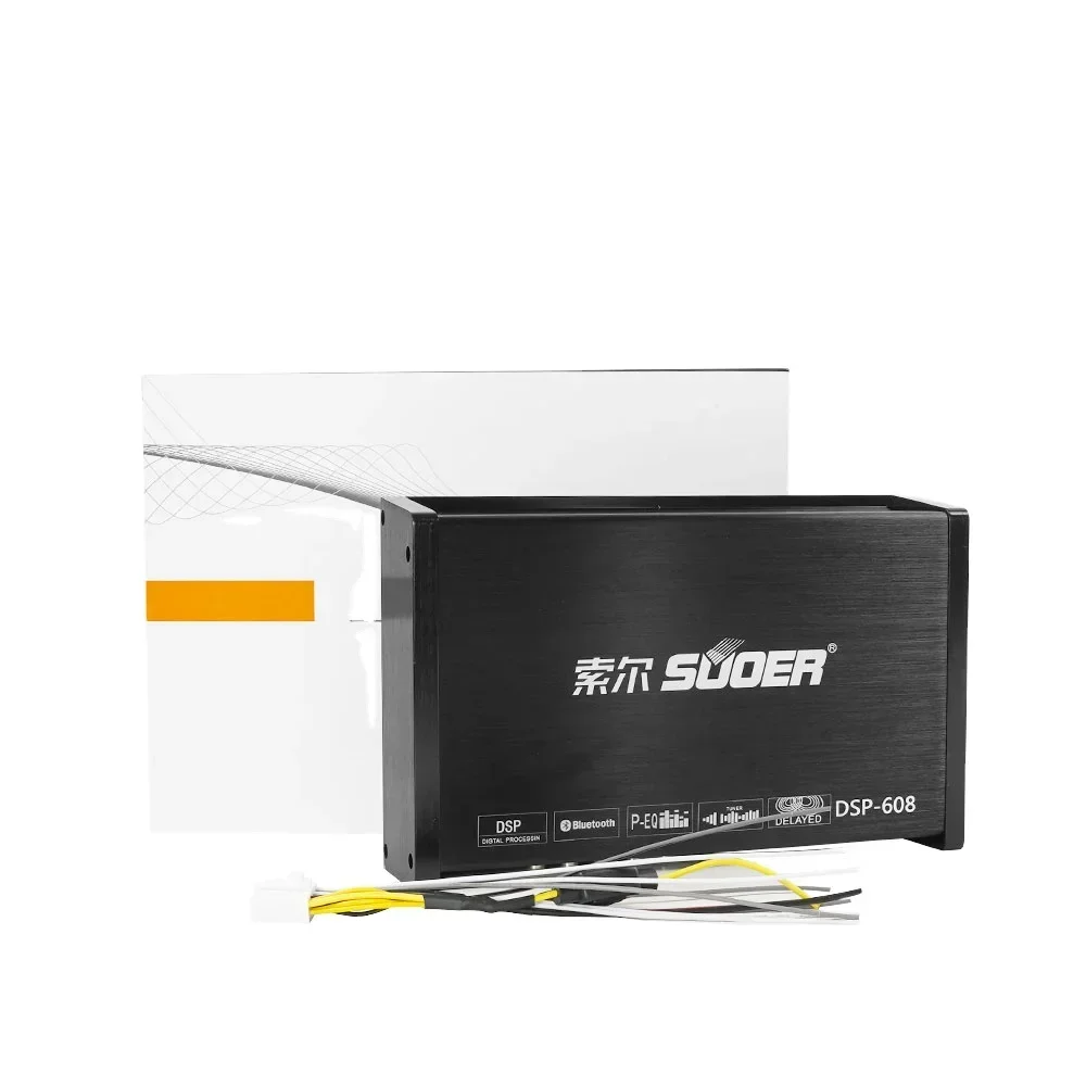 

Suoer DSP-608 Hot Selling Car Dsp Audio Amplifier Processor Dsp Processor Car Audio Amp