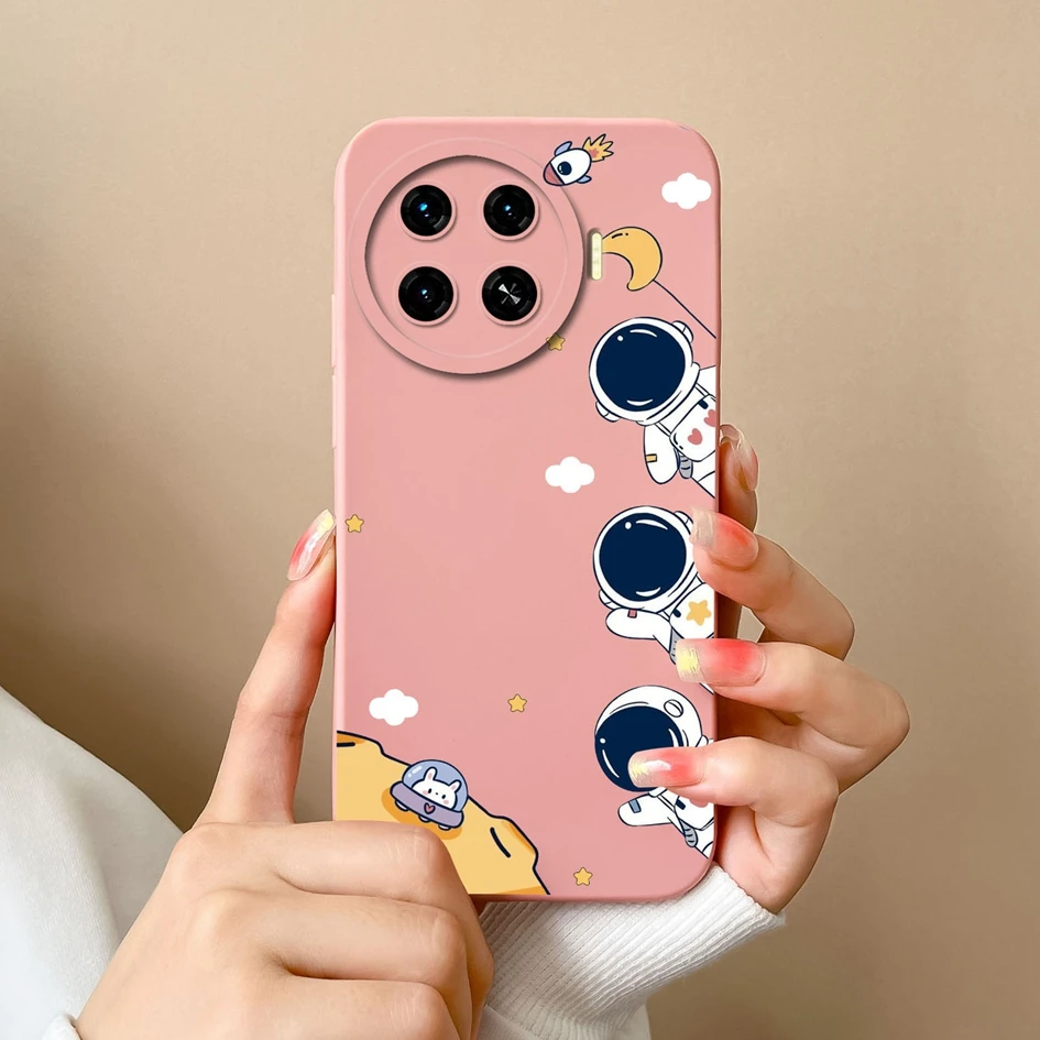 Cover For Tecno Spark 20 Pro+ 4G Case Phone Bags Pretty Flower Liquid Soft Silicone Shell For Tecno Spark20 Pro Plus Funda Coque