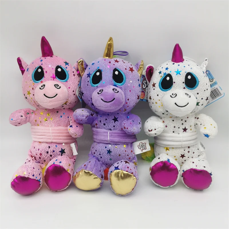 

Cute and Ugly Hanging Rope Spring Shrinking Unicorn Plush Toy Children's Interactive Doll Christmas Gift Souvenir