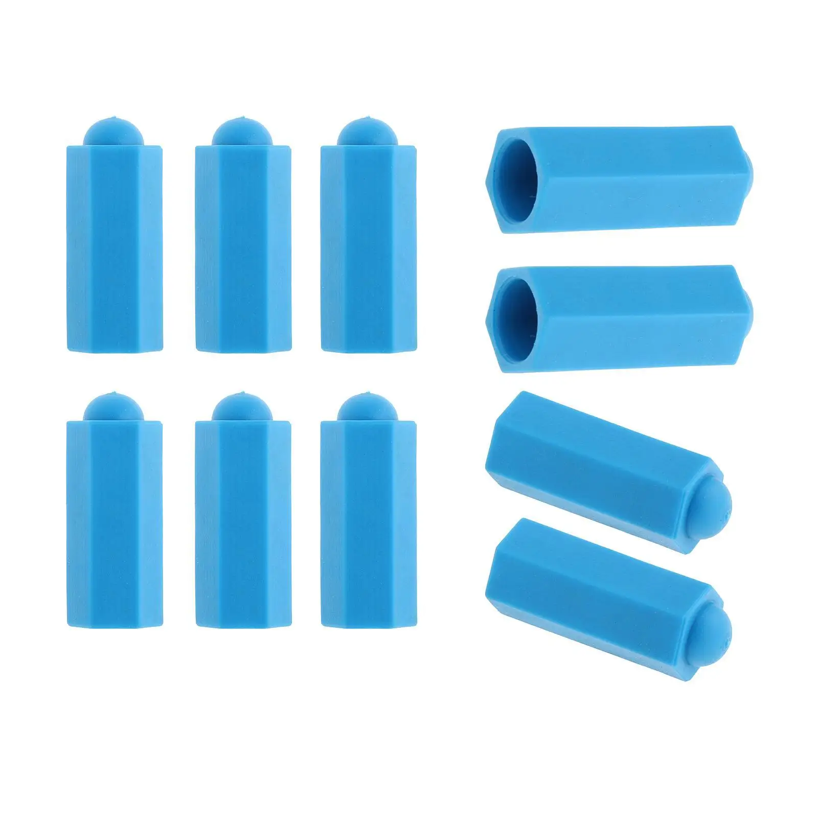 

10x Pool Cue Tip Cover Protective Case Portable Billiards Cue Tip Protector