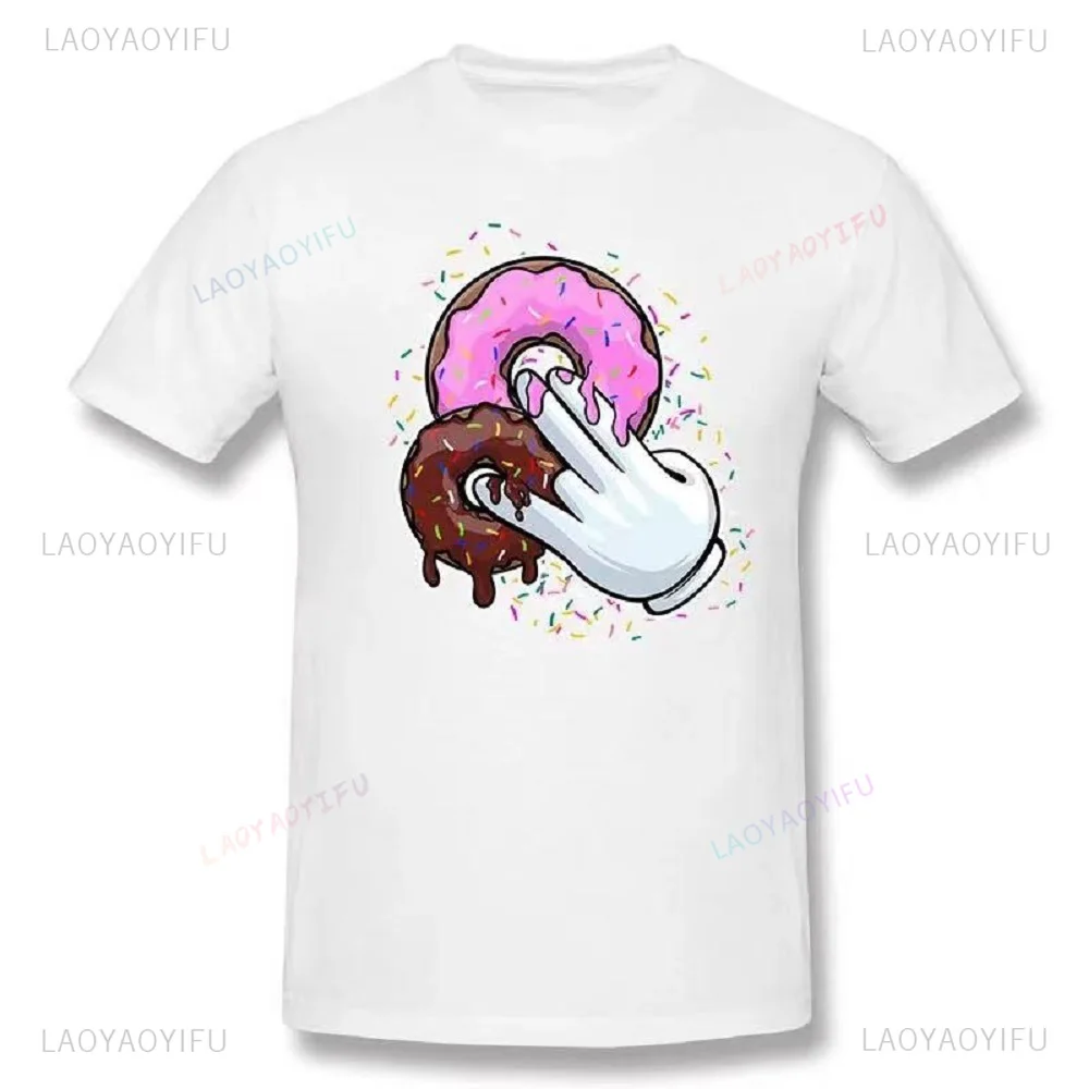 Black Humor 2 in The 1 in The Stink I Sex Tshirts Women Funny Tee Premium Manga Cotton Men T-Shirts Pink Donut Short-sleev