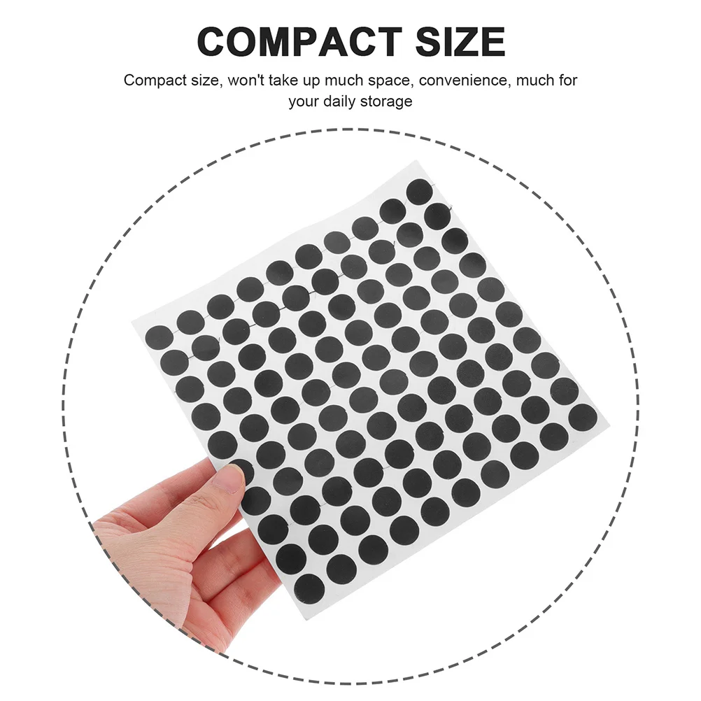 3 Sheets Billiard Black Spots Reliable Pool Table Marker Dots Thin Design for Smooth Ball Rolling Easy to Apply No Residue