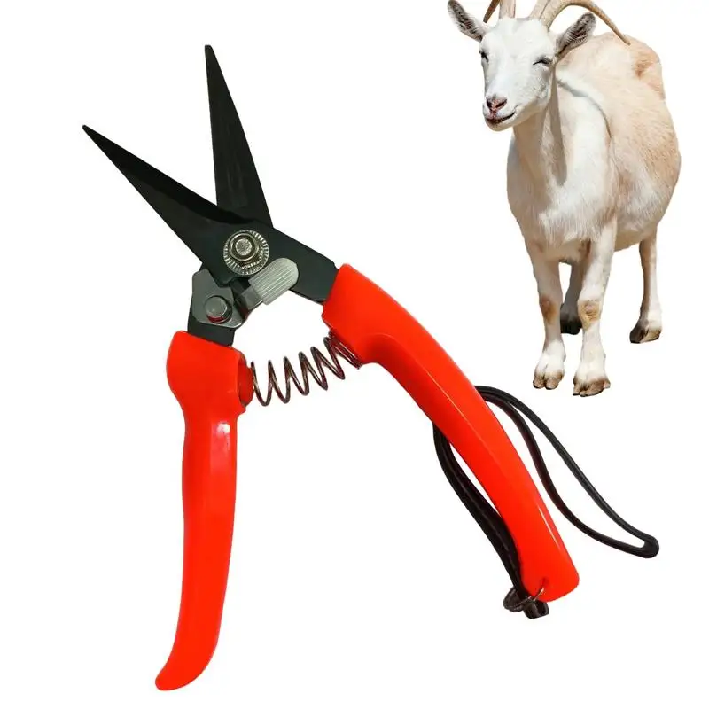 Imagem -02 - Cabra Sheep Hoof Aparar Tesouras Nail Clippers Sheep Arbusto Planta Poda Floral Cortar Tesouras Ferramentas de Tesoura de Jardim 22cm
