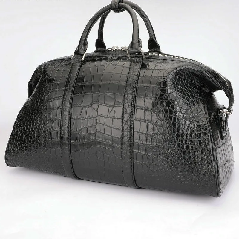 Crocodile Belly Dumpling Bun Travel Bags High End Unisex Luggage Bag Business Travel Oversized Capacity Handbag Top-handle Bagss