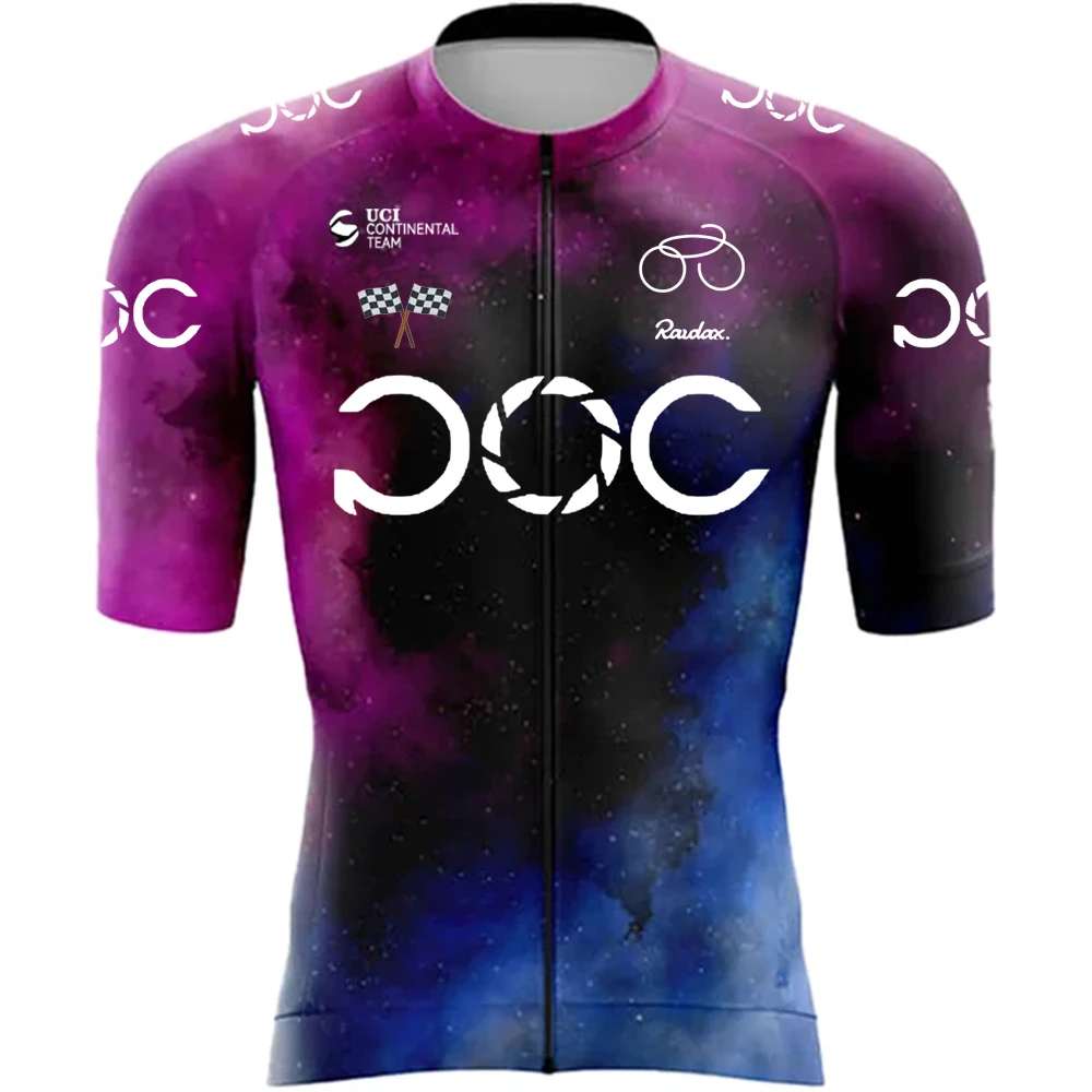 2024Summer Men's Cycling Shirt Road Bicycle Breathable Bicycle Short Sleeve Team Cycling Training Set Bib Shorts New Bicycle Set