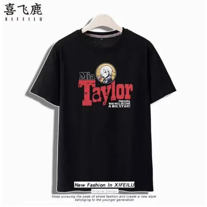 

Anime Lovelive Honoka Kousaka Short Sleeve T-Shirt Summer Cosplay Costume Casual Student Loose Tops Anime