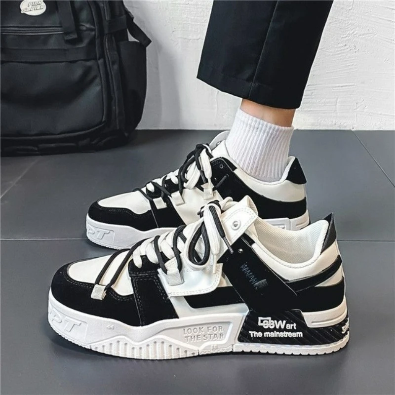 Men's Sneakers Fashion Casual Shoes New Outdoor Soft Sole Male Running Shoes Non-slip Vulcanized Shoe Lace Up Platform Men Shoes
