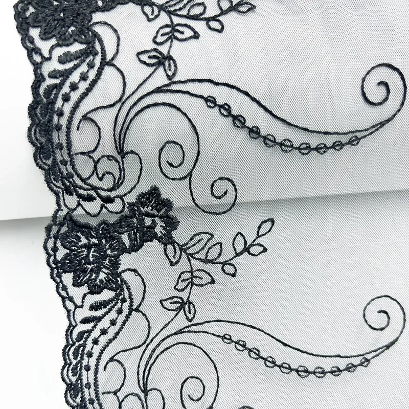 

3Colors Underwear Embroidery Lace with Floral Embroideried Mesh Clothing Home Textile Dress Decoration Accessories R705