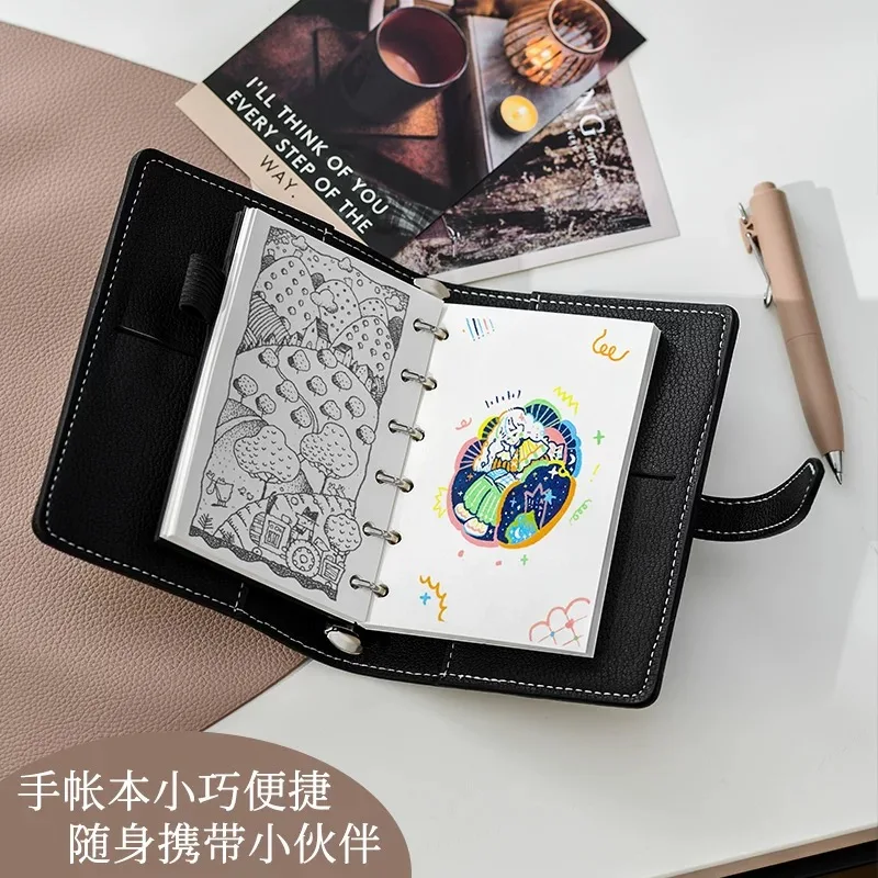 A7 Budget Binder 6 Hole Planner Wallet And Divider Pages  Mini  Budget Binder  For Saving Money Cash System Money Organizer view 3