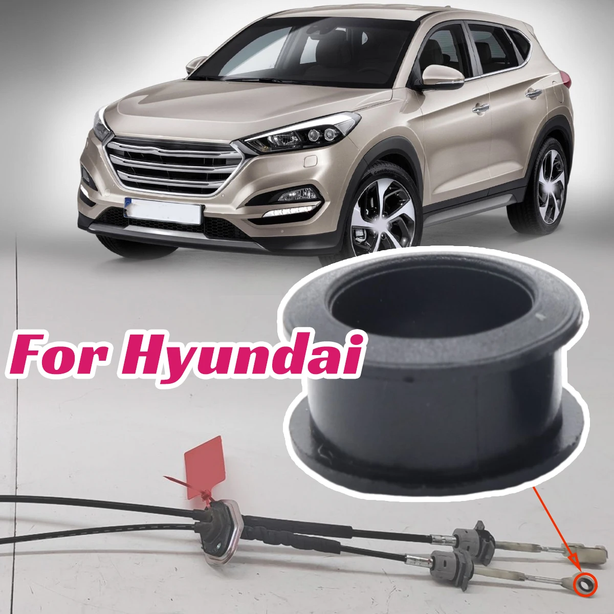 

Gear Shift Cable Linkage Bushing Sleeve Ends Grommet Fix RepairKit for Hyundai Tucson TL 2016-2021 Accessories Drivetrain Rubber