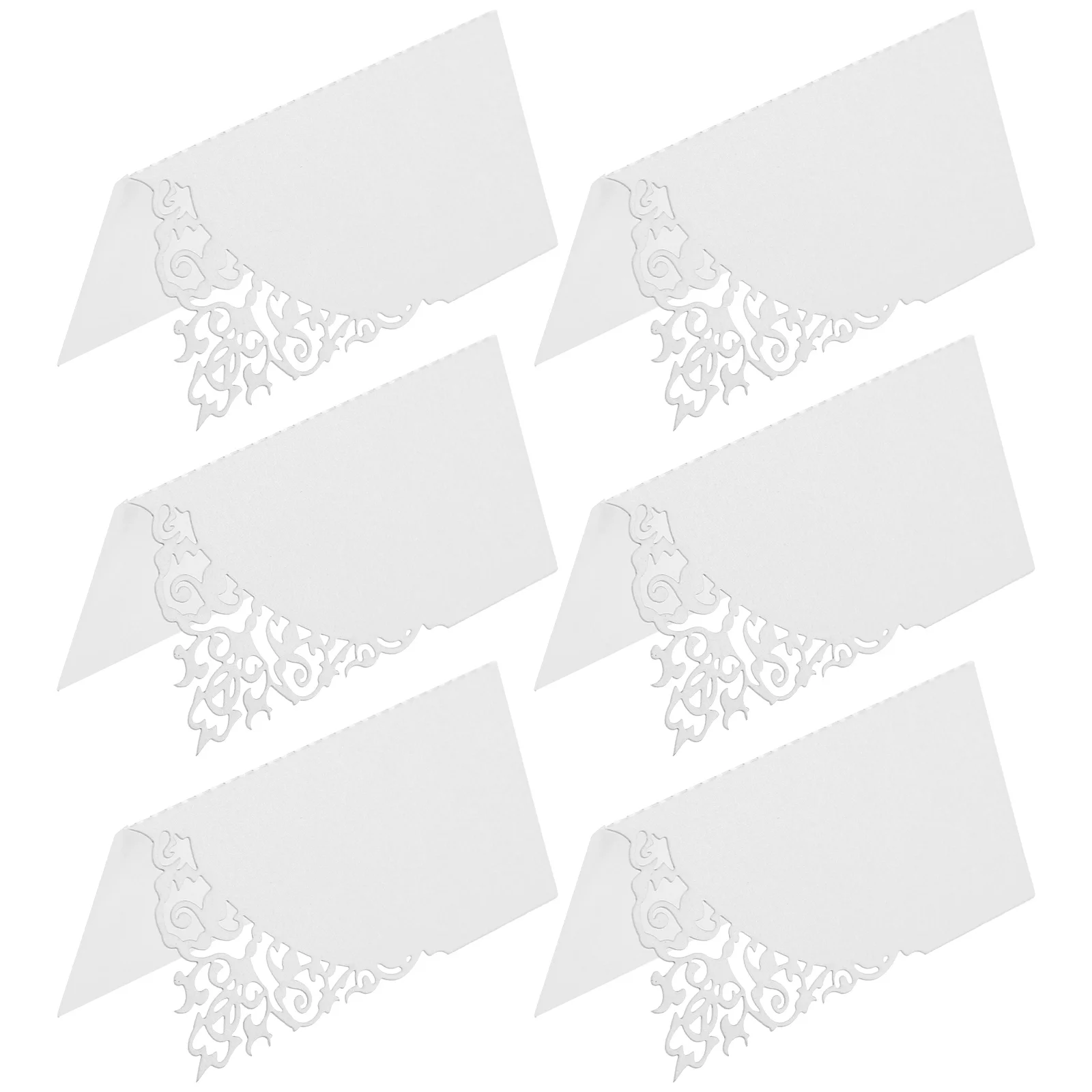 

100pcs Table Name Place Cards Creative Seat Party Supplies Hollow-out Party Seat for Wedding Party