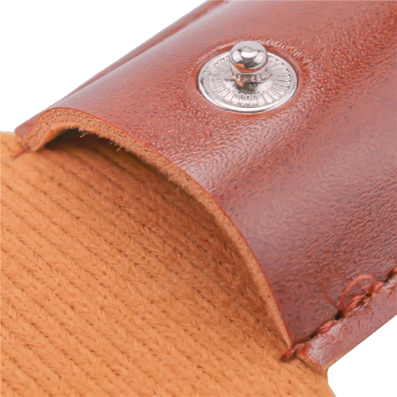 ABWP-Razor Case Travel Holder Manual Double Edge Safety Razors Container PU Leather Bag