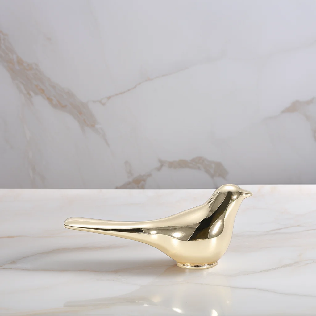 

2pcs Handles Bird Shaped Cabinet Knobs Zinc Alloy Door Pull Handle Wardrobe Hardware Closet Decor