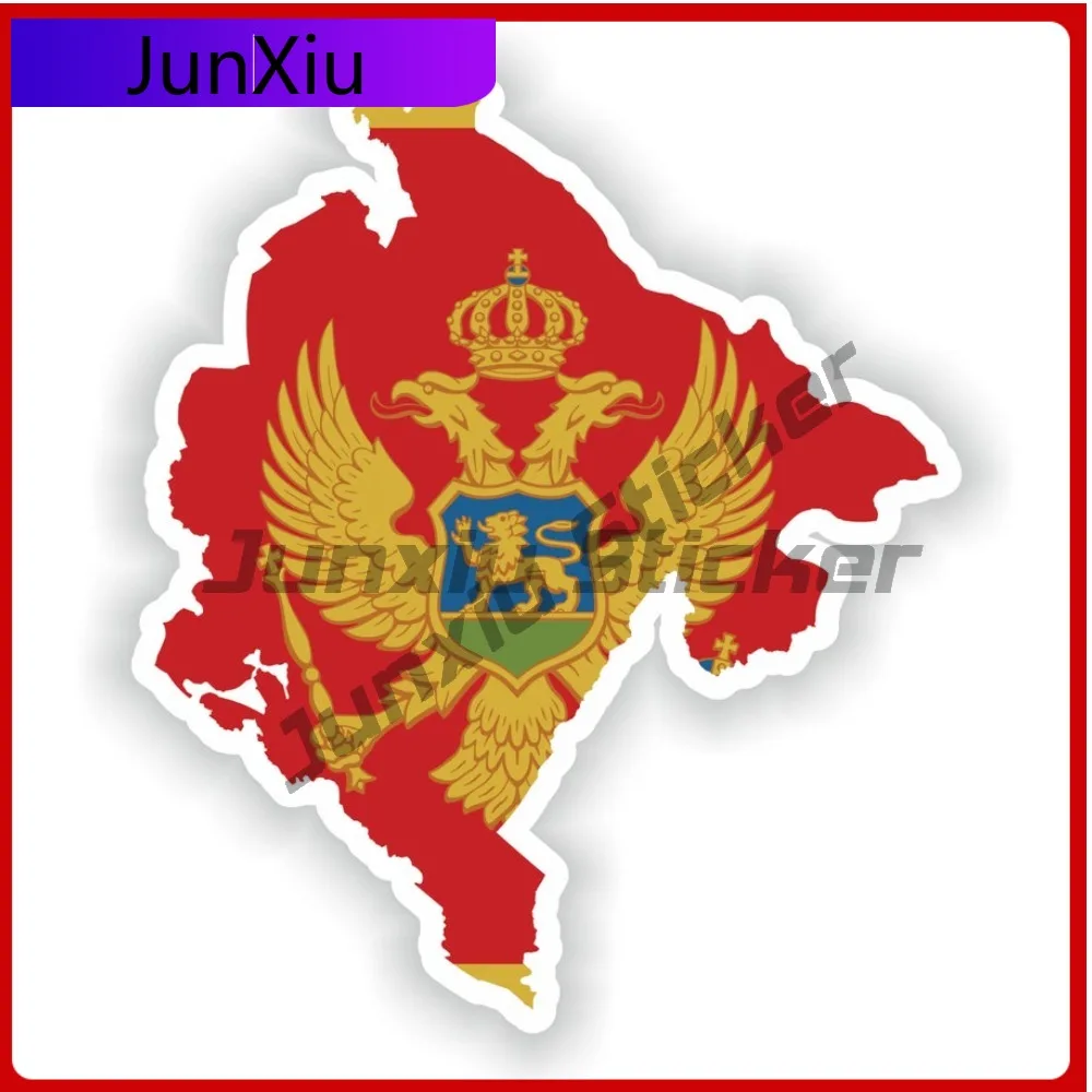 

Montenegro Map Flag Fashion Auto Surface Decoration Used Across Cars Motorcycles And Scooters