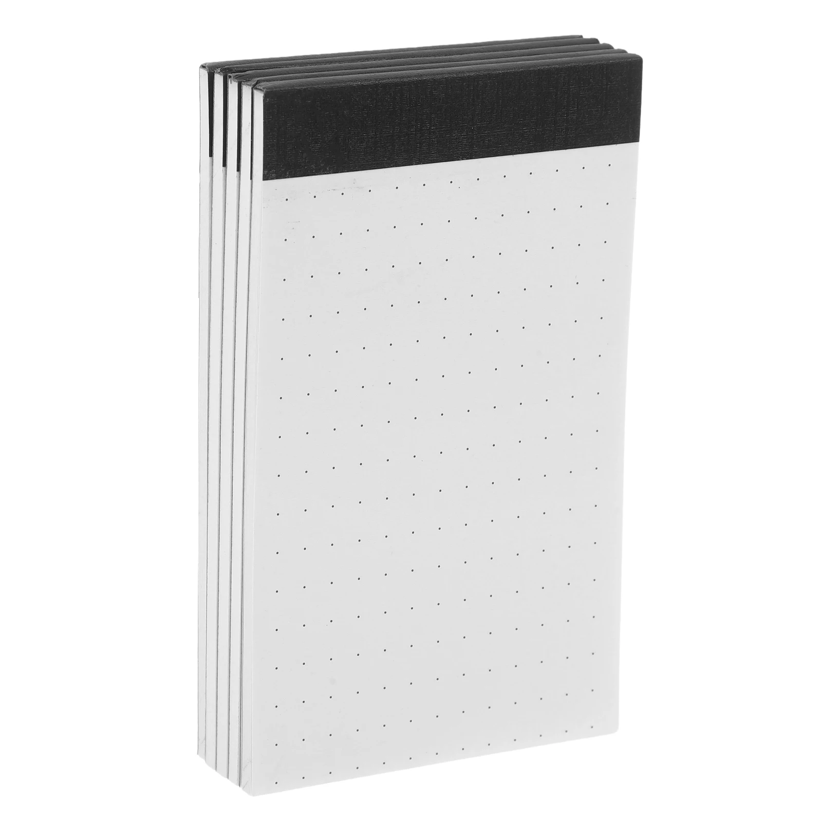 

5pcs Dotted Notepad Set Portable Mini Memo Pad Sturdy Thick Paper Convenient Binding Pocket Size for Jotting Ideas