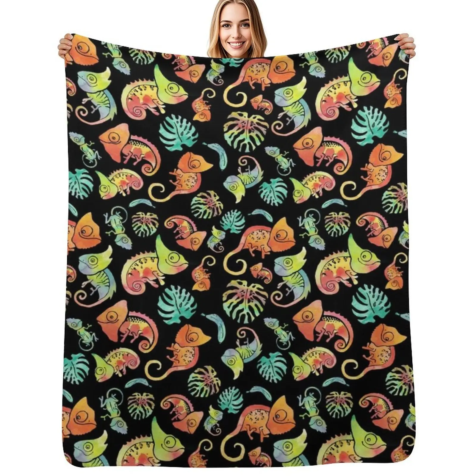 

chameleonTrip Throw Blanket Year Round Soft Comfortable Blanket for Home