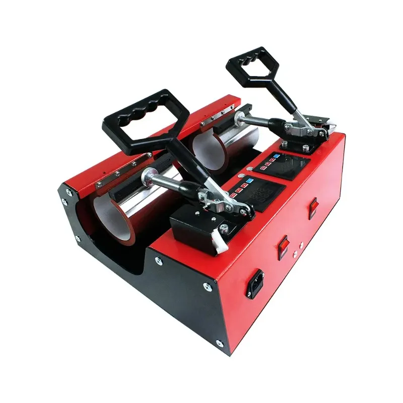 BY-012F عالية الكفاءة 2 في 1 القدح التسامي آلة الصحافة نقل الحرارة مع الصحافة الحرارة صبغ التسامي