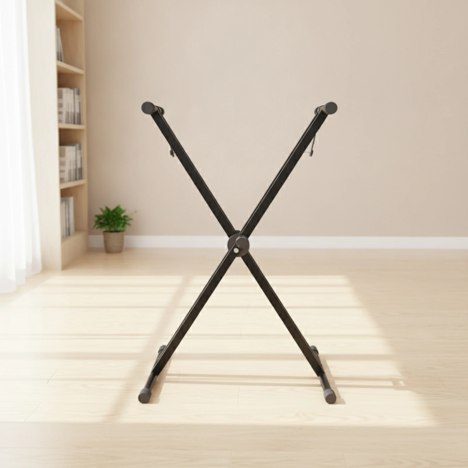 X-Frame Keyboard Stand Heavy-Duty Double-Braced Keyboard Stand Reinforced Lightweight for Keyboardists, Home Practice view 2