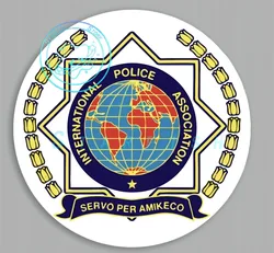 International Police Association Servo Per Amikeco Diego Car Stickers and Decals Waterproof and Sunscreen Police