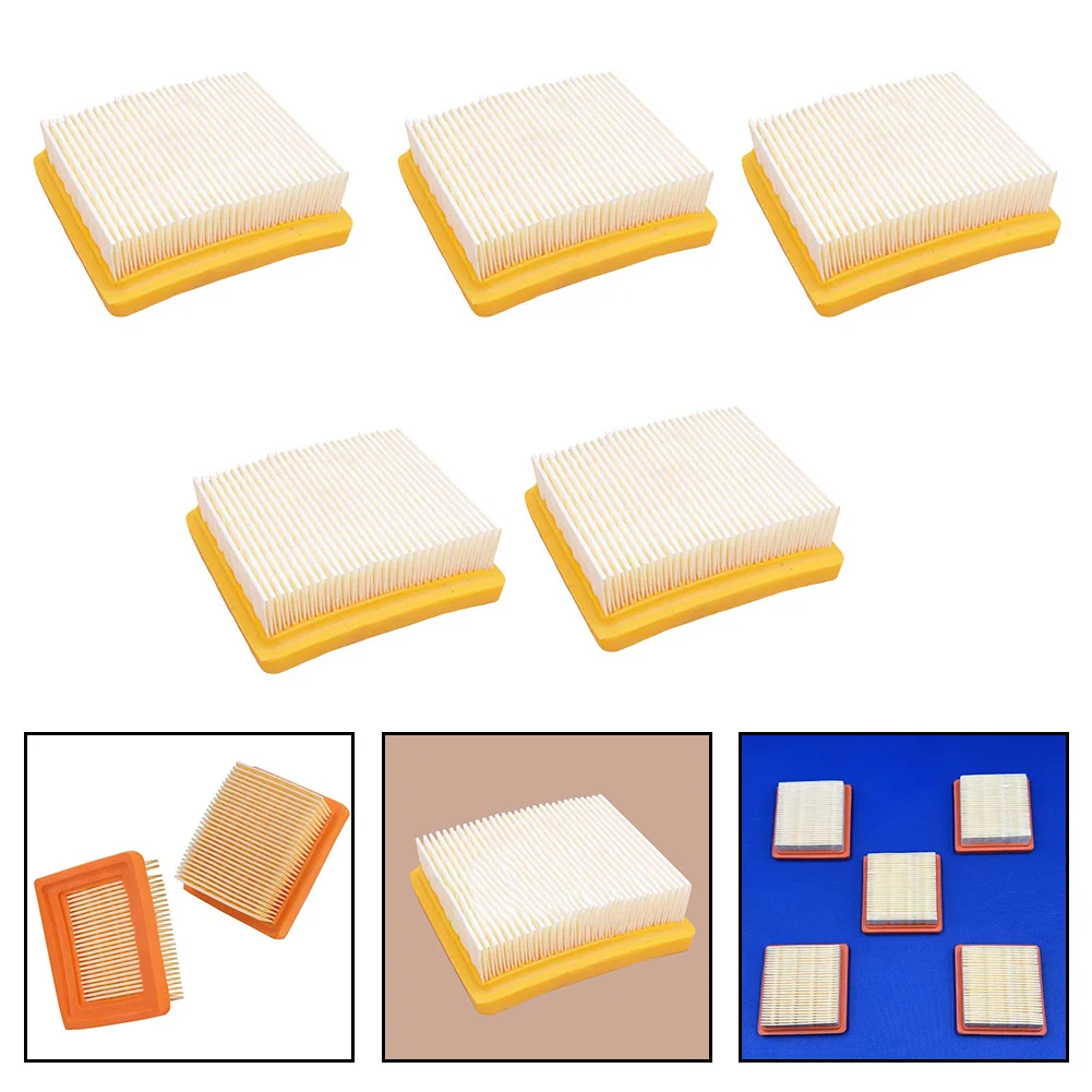 

5pcs Lawn Mower Air Filter Kit For Fs89 Fs91 Fs111 Fs131 4180 141 0300 Garden Power Tools Accessories For Home