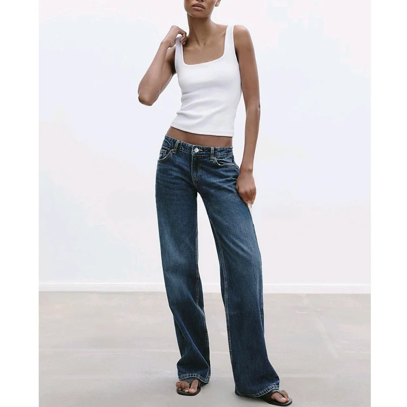 Spring Summer New Women's Wide Strap Square Collar Slim Fit ort T-irt Commute Sle Polyester Fiber Chinese Production