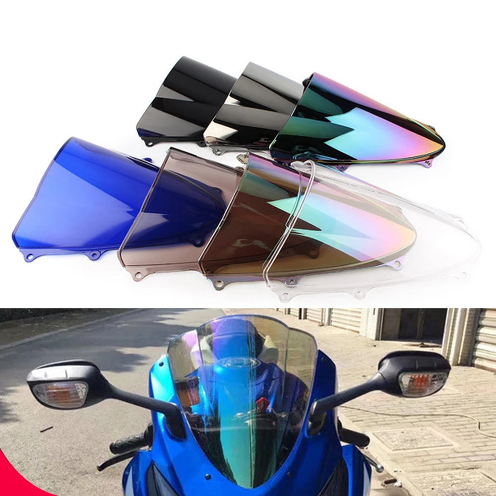 Windshield For SUZUKI GSXR1000 GSX-R GSXR 1000 K9 2009-2016 Double Bubble WindScreen Motorcycle Accessories Fairing Deflector