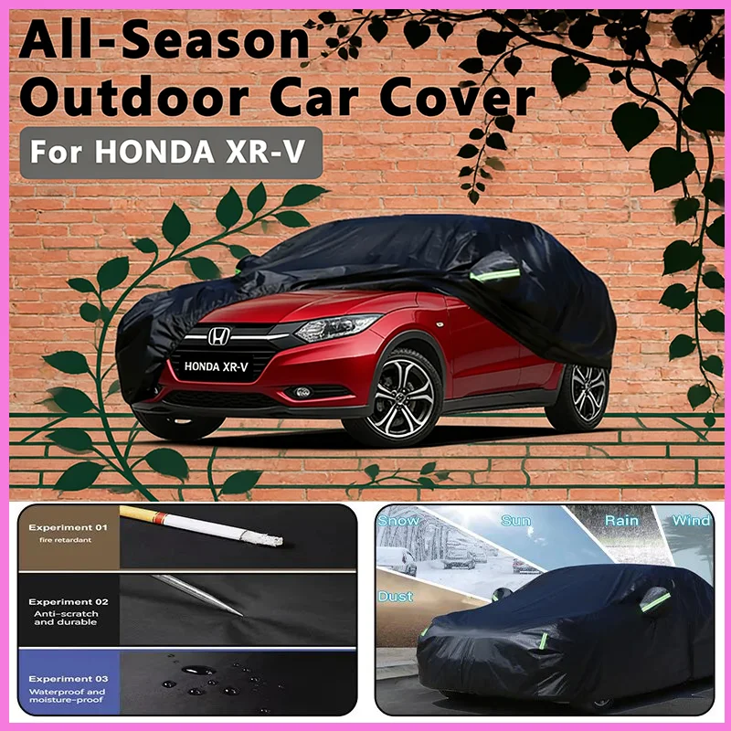 

Автомобильный чехол, уличная защита, полный автомобильный чехол, водонепроницаемый солнцезащитный козырек, снежный чехол, анти-УФ-универсальный для HONDA XR-V