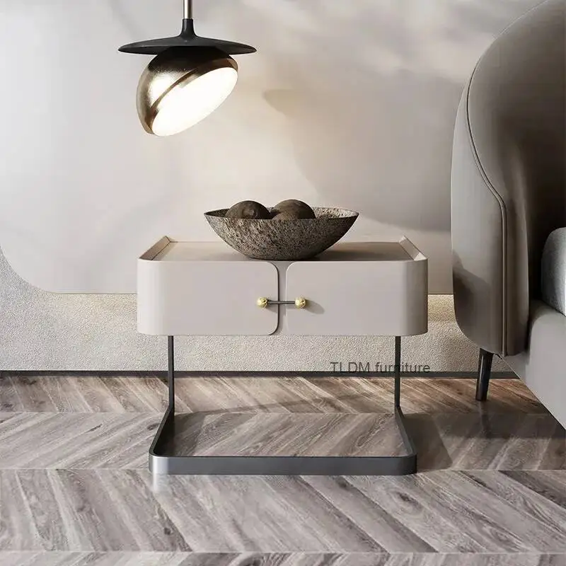 غرفة درج بجانب السرير الحديث والخشب لغرفة النوم وغرفة المعيشة - منضدة ديكور مع